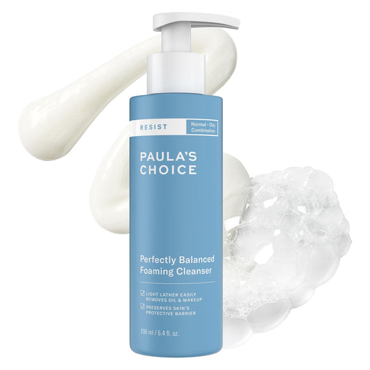 Paula's Choice RESIST Perfectly Balanced Foaming Facial Cleanser, Face Cleanser with Hyaluronic Acid & Aloe, Anti-Aging Face Wash Paula's ChoiceUS supplements