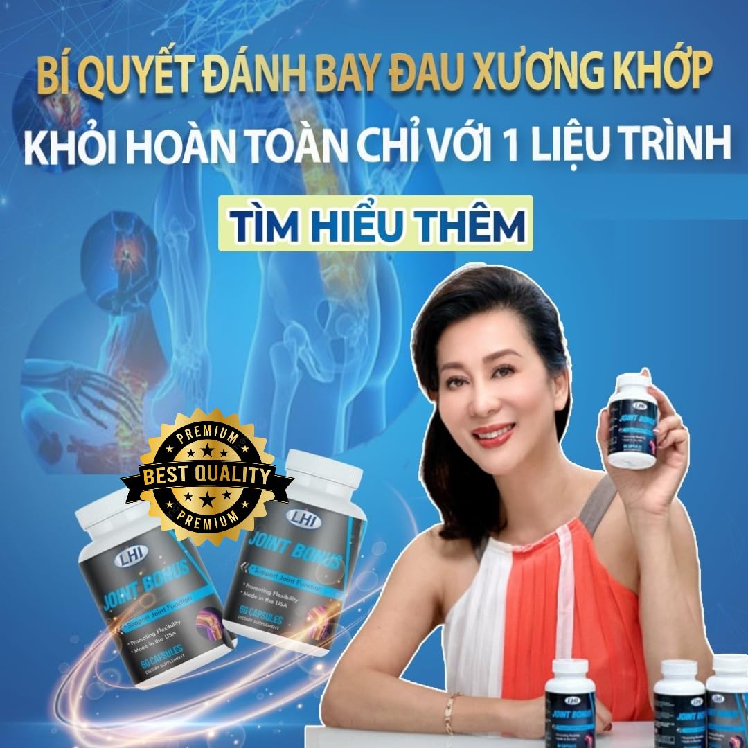 Joint Bonus Hỗ Trợ Xương Khớp (100% Authentic, Sản Phẩm Chính Hãng Tại USA) 2 Bottles Joint Bonus Au supplements