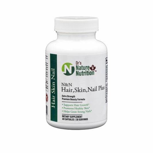 Dr's Nature & Nutrition Hair, Skin & Nail Plus Vitamin Supplement with Biotin 5000mcg, Bamboo Extract, Collagen Support - Extra Strength Beauty Supplement for Men and Women - 60 Capsules Dr's Nature & NutritionAu supplements