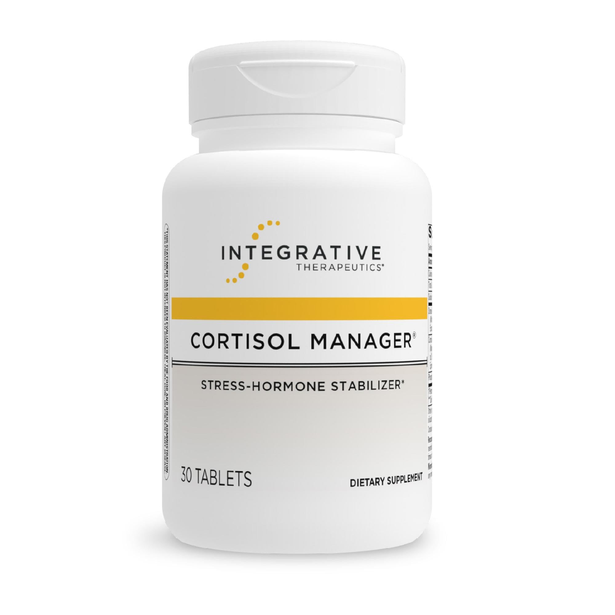 Integrative Therapeutics Cortisol Manager - Balance Cortisol & Support Relaxation for Restful Sleep* - Includes Ashwagandha & L-Theanine for Confidence with Less Stress* - 30 Tablets (15 Servings) Integrative Therapeutics Au supplements