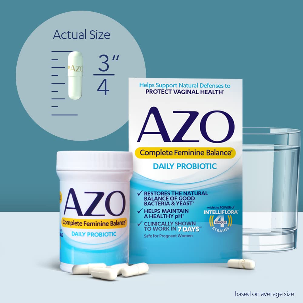 AZO Complete Feminine Balance Daily Probiotics for Women & D Mannose Urinary Tract Health AZO Au supplements