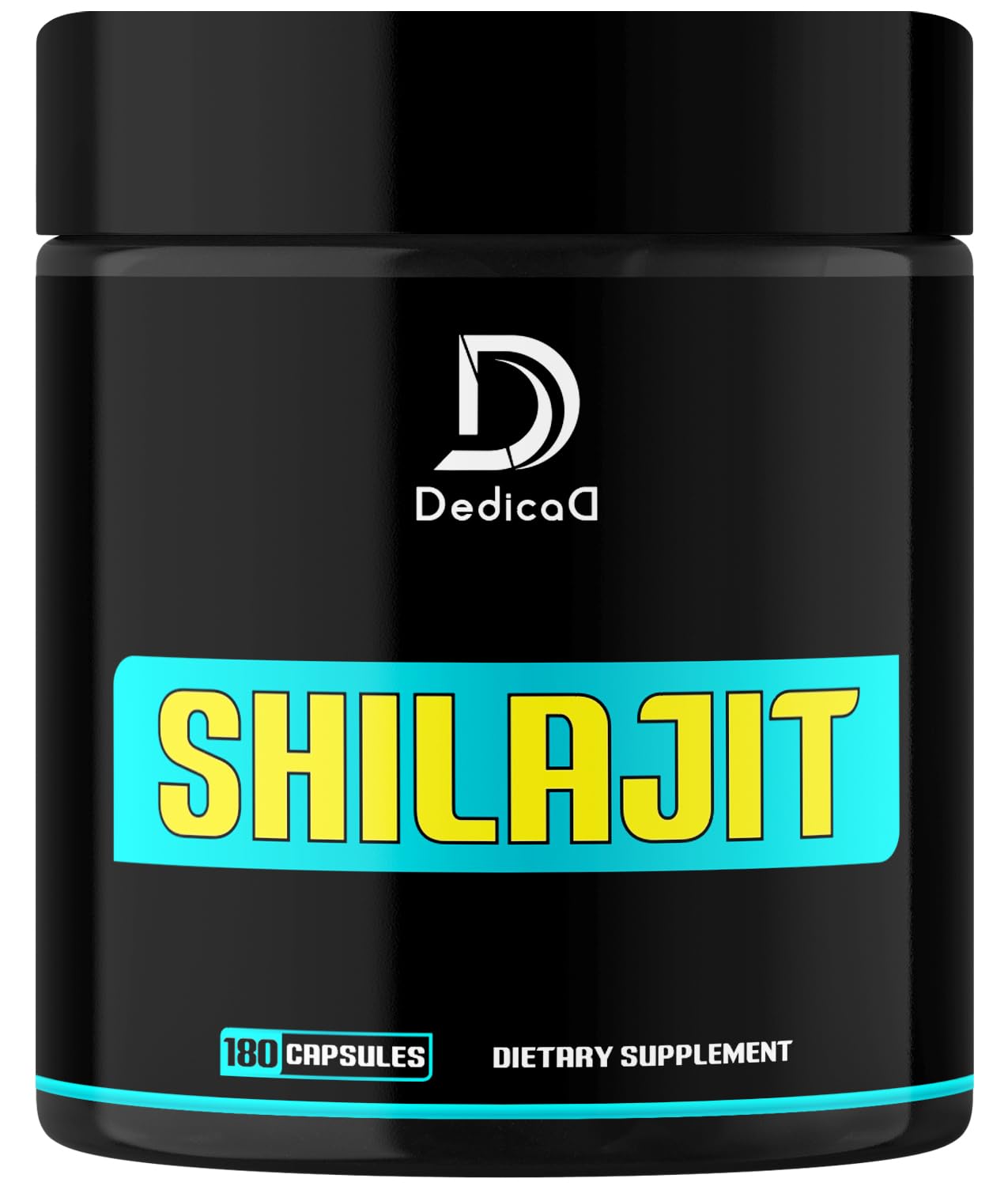 DEDICAD 1000Mg Shilajit Capsules - 180 Counts - Shilajit Supplement for Body Balance, Heart, Brain & Immune Health Support - Contains Natural Fulvic, Humic Acid & 85 Others DEDICAD Au supplements