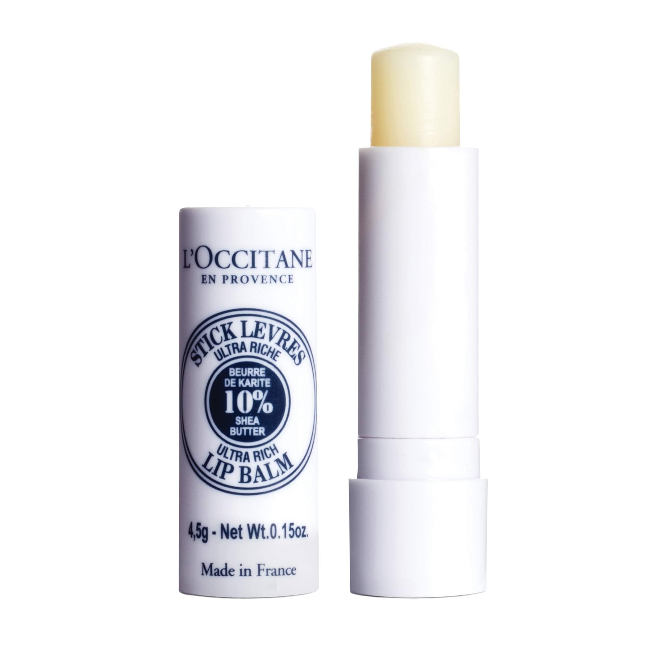 L'OCCITANE 10% Organic Shea Butter Ultra Rich Lip Balm Stick, Moisturizes, Nourishes, Repairs & Softens Dry, Chapped Lips, Long Lasting, Vegan L'OCCITANE Au supplements