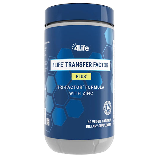 4Life Transfer Factor Plus - Support with Zinc, Super Mushroom Blend (Maitake, Shiitake, Agaricus), and Colostrum & Egg Yolk Extracts - 60 Capsules 4LifeAU supplements