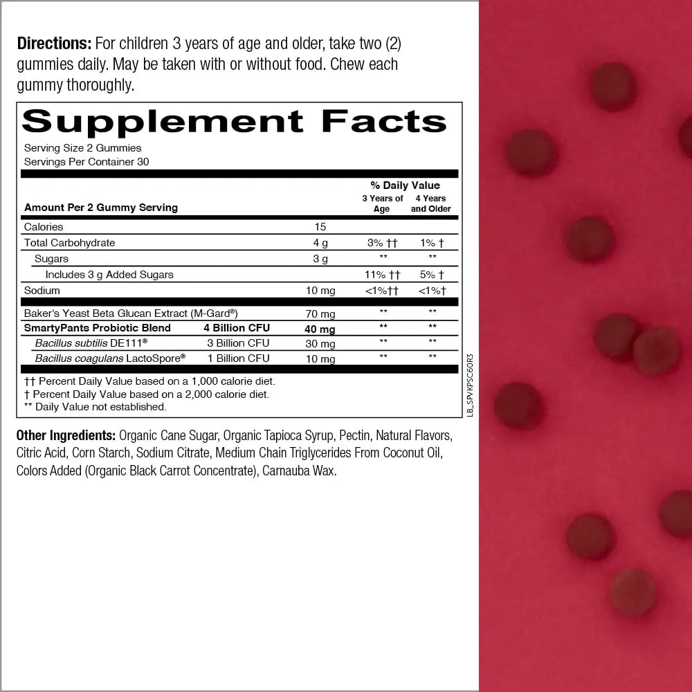 SmartyPants Teen Guy Multivitamin Gummies: Omega 3 Fish Oil (EPA/DHA) & Kids Probiotic Immunity Gummies: Prebiotics & Probiotics for Digestive Health and Immune Support Supplement SmartyPants Au supplements