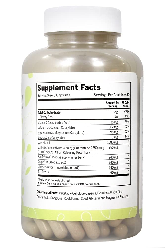 Lucky Vitamin - Yeast-Defense Formula - 180 Veg Capsules Lucky Vitamin Au supplements