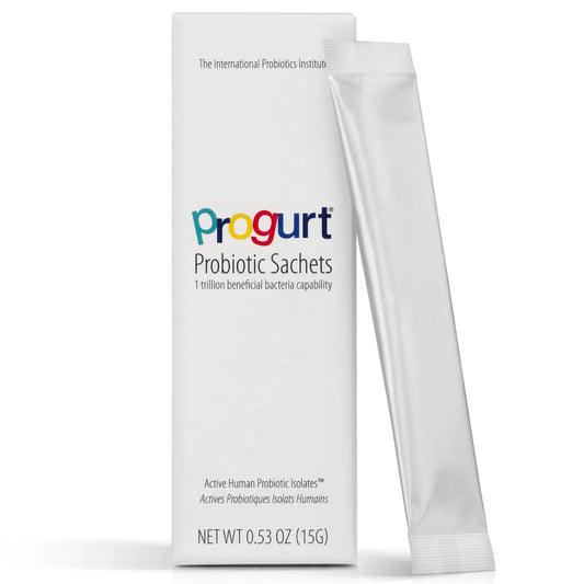 PROGURT 1 Trillion CFU Probiotic Sachets – Ultra Strength Human Probiotic Isolate – Shelf Stable Powder for Gut Restoration, Bloating & Immune Support – Vegan, Gluten Free – 5 Pack PROGURTAU supplements