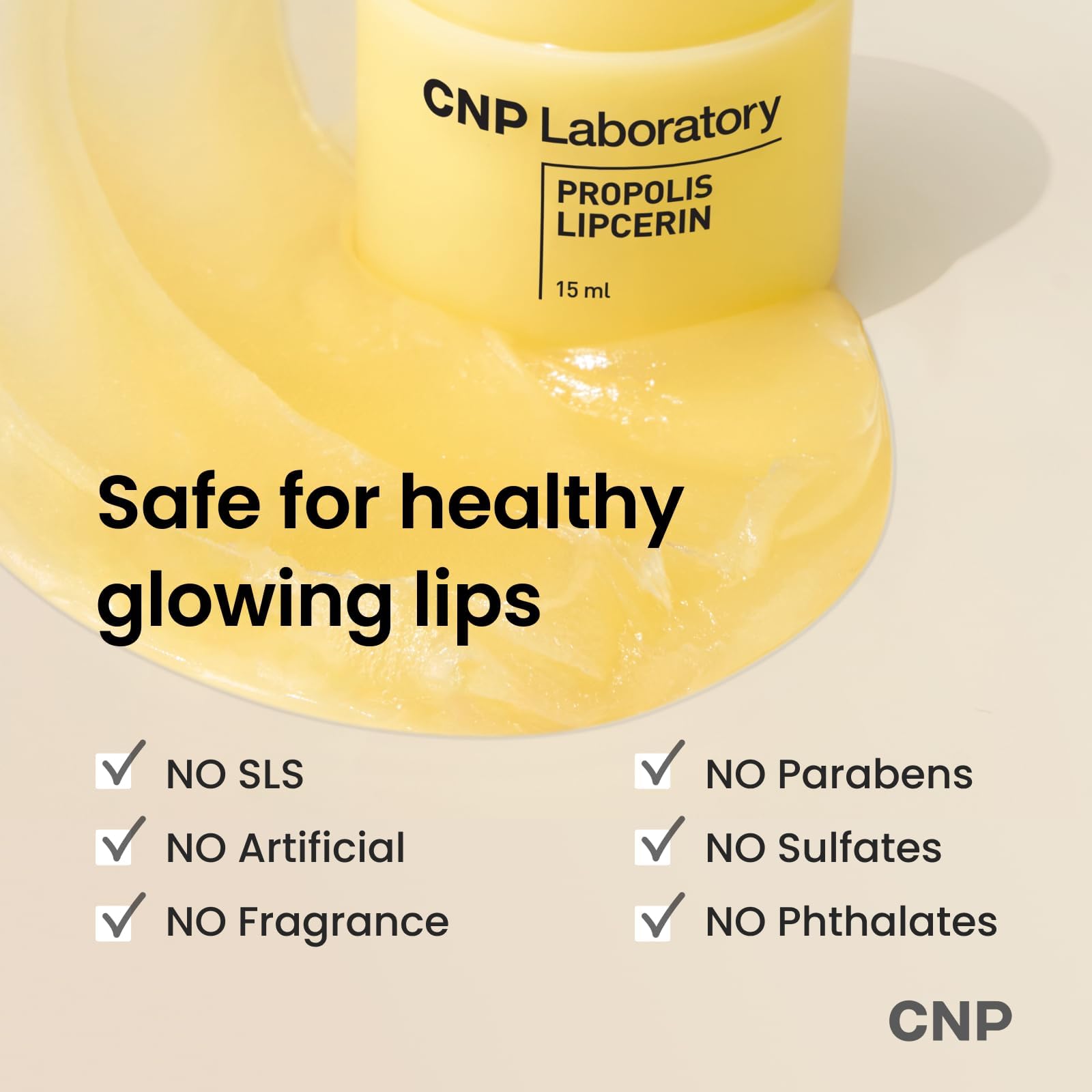 CNP Honey Lip Butter - Propolis Lipcerin™ 01 Original, Hydrating Overnight Manuka Lip Balm & Mask, 12hr Long-Lasting Moisture, Stocking Stuffers, Gifts for Women, 0.5 fl.oz. CNP Au supplements