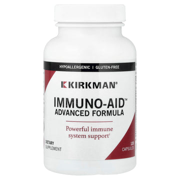 Kirkman - Immuno-Aid Advanced Formula - 120 Capsules - Immune Support - Potent Proprietary Blend - Hypoallergenic Kirkman Au supplements