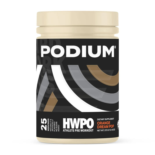 Podium Nutrition, Athlete Pre Workout Powder, Orange Dream Pop, 25 Servings, Beta Alanine Podium NutritionAU supplements