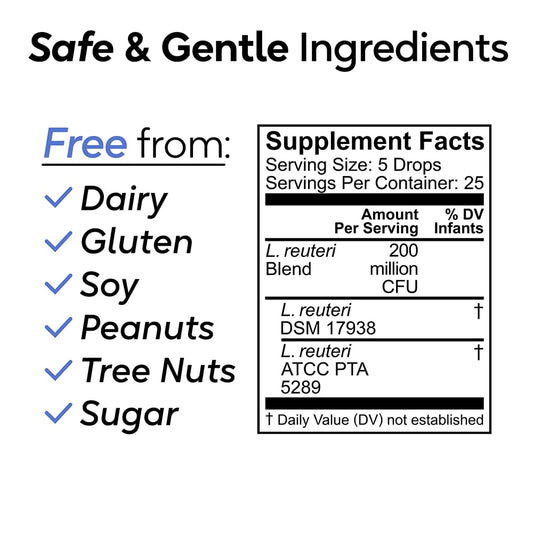 BioGaia Nurture & Grow for Toddlers | Ages 1+ | Liquid Probiotic | Allergen-Free | Triple-Benefit Probiotic for Kids | Digestive Health BioGaiaUS supplements