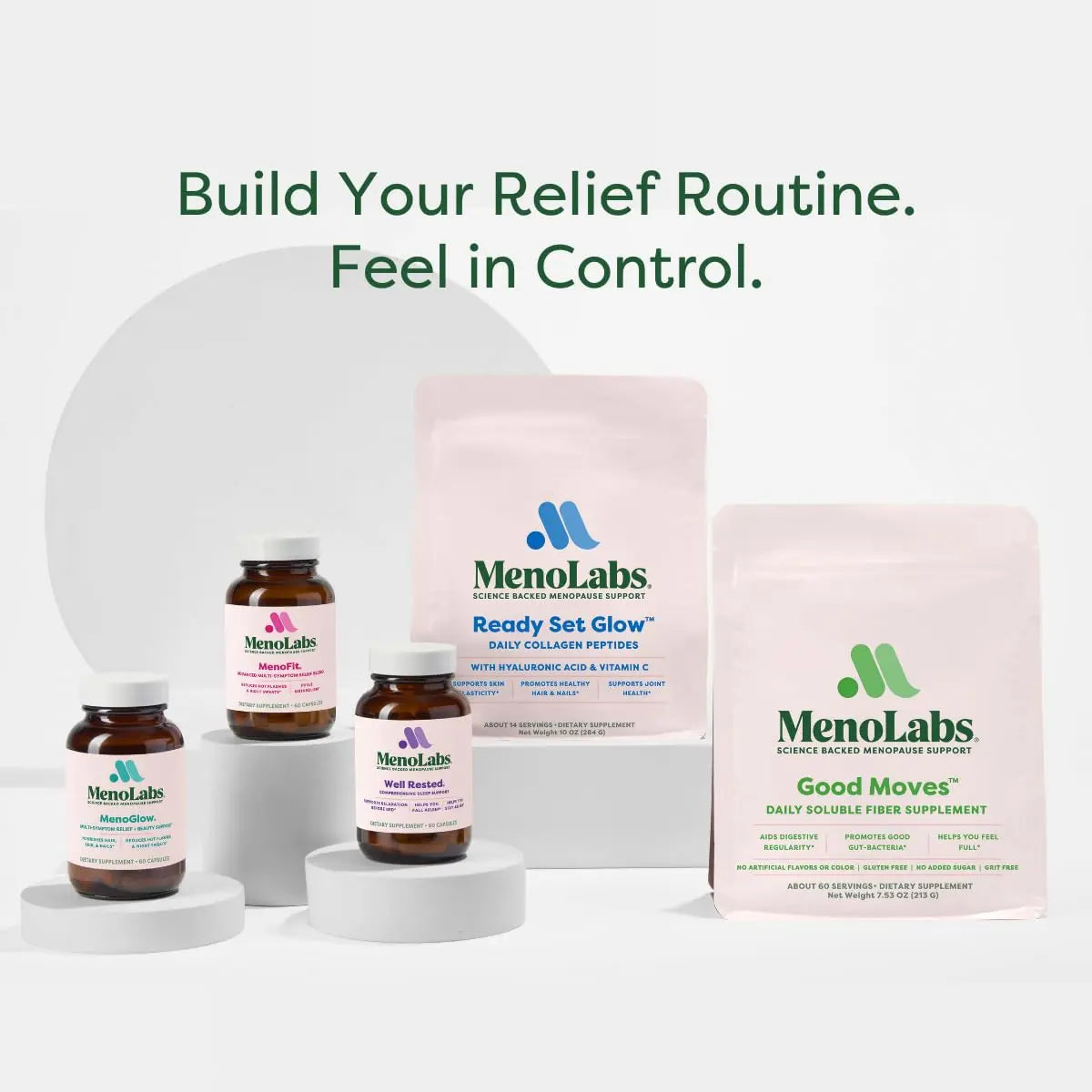 MENOLABS MenoFit, Menopause Supplements for Women - 60 Capsules - Advanced Women’s Probiotic with Vitamins and Red Clover for Gut Health, Hot Flashes and Hormone Balance for Women MENOLABSAU supplements