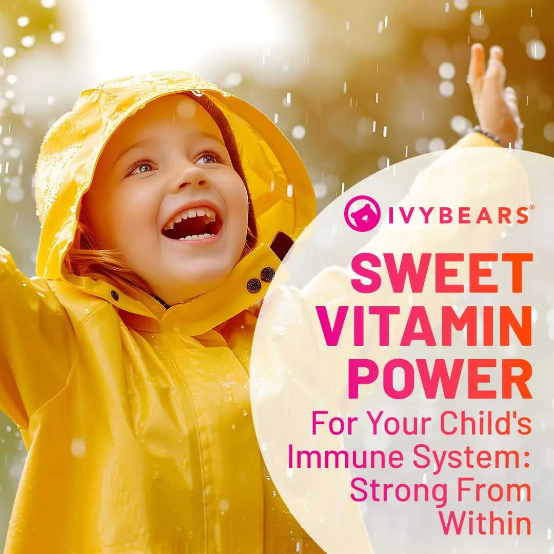 IvyBears® Superpower Kids - Multivitamin Gummies for Immune Support - Strengthen Children's Immune Systems with Vitamins C, D2, B6, A IvyBears Au supplements