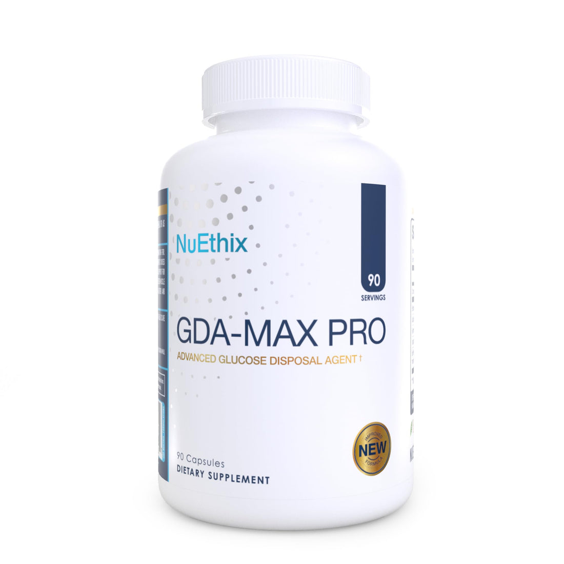 NuEthix Formulations GDA-MAX PRO, Double Berbine HCL Supplement, Supports Glucose Metabolism, Weight Management, Immune Support, Heart Health - Non GMO, Gluten Free, Dairy Free, 90 Count NuEthix Formulations Au supplements