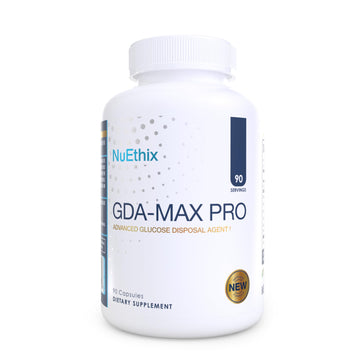NuEthix Formulations GDA-MAX PRO, Double Berbine HCL Supplement, Supports Glucose Metabolism, Weight Management, Immune Support, Heart Health - Non GMO, Gluten Free, Dairy Free, 90 Count NuEthix Formulations Au supplements