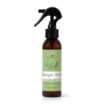Plant Therapy Respir Aid Shower Mist 4 oz Refreshing & Crisp Aroma, Great to Help Clear Congestion Plant TherapyUS supplements