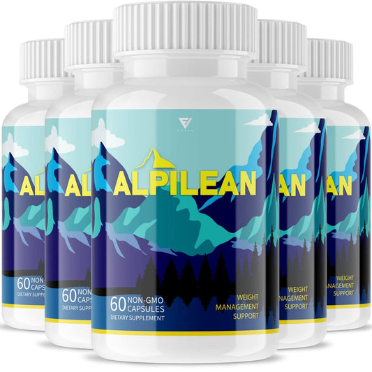 (5 Pack) Alpilean Max Weight Loss Capsules Supplement, Alpilean Ice Hack Support FyvusUS supplements