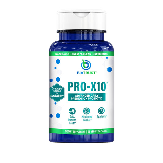 BioTrust Pro-X10 2.0 Probiotic Supplement - Probiotics for Digestive Health with Prebiotics - Immune System Support and GI Health BioTrustAU supplements