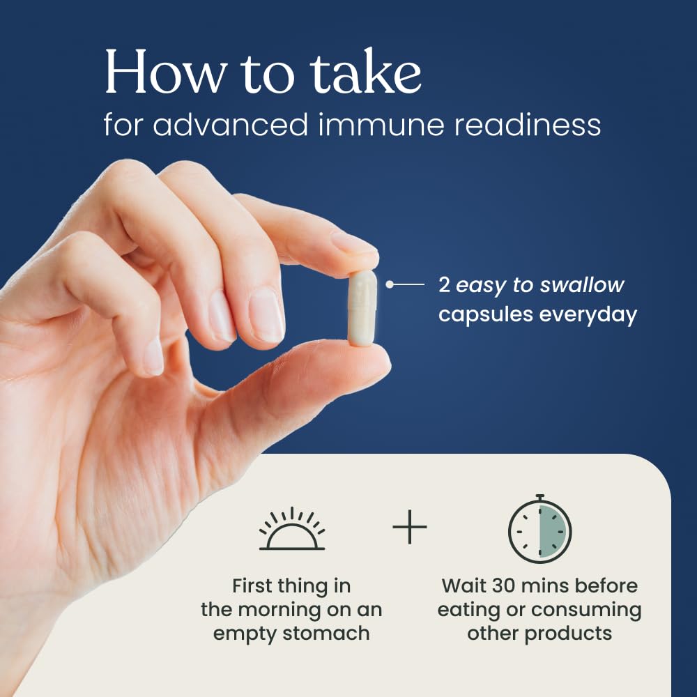 Better Way Health™ - Advanced Immune Readiness - Highly Purified 1,3/1,6 Beta Glucan 100 - Clinically Tested Immune Defense - 100mg/60 Capsules Better Way Health Au supplements