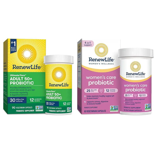 Renew Life Probiotic Adult 50 Plus Probiotic Capsules, Daily Supplement Supports Urinary Renew LifeAU supplements