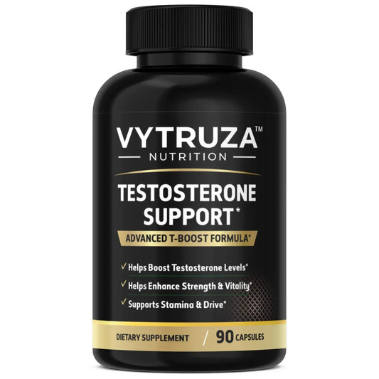 VYTRUZA Nutrition Advanced T-Boost Formula Test Support Capsules, Premium Ingredients, Energy, Strength Support Supplement for Men, 90 Capsules VYTRUZAAu supplements