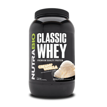 NutraBio Classic Whey Protein Powder- 25G of Protein Per Scoop - Full-Spectrum Amino NutraBio Au supplements
