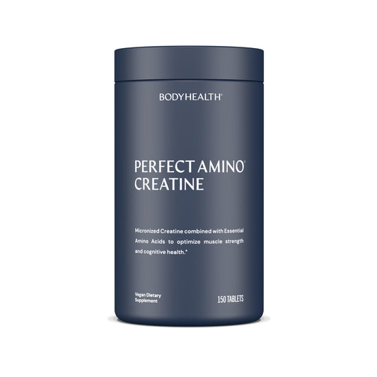 BodyHealth Creatine Monohydrate Tablets – Vegan Pre Workout Supplement with PerfectAmino, BCAAs & EAAs – Keto-Friendly, Muscle Recovery & Energy Support – 5g Creatine Equivalent per Serving BodyHealthBuy Supplements Australia