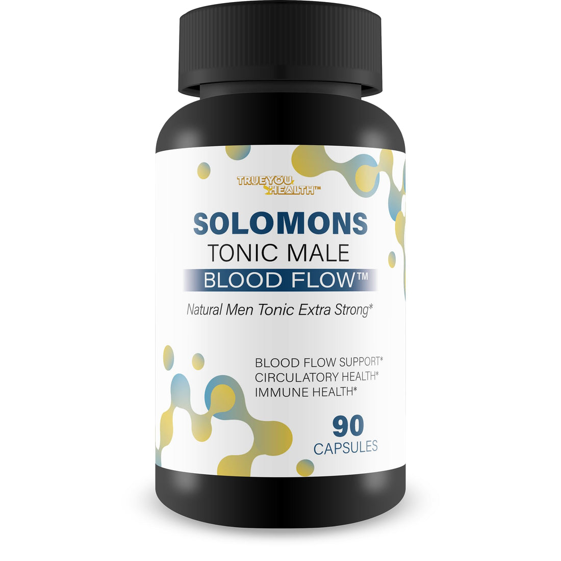 Solomons Tonic - Our Best Mens Blood Flow Supplement - Good Blood Flow Support - Male Blood Flow Capsules - Max Blood Flow Pills - Blood Circulation Supplements for Men - Male Blood Circulation Pills True You Health Au supplements