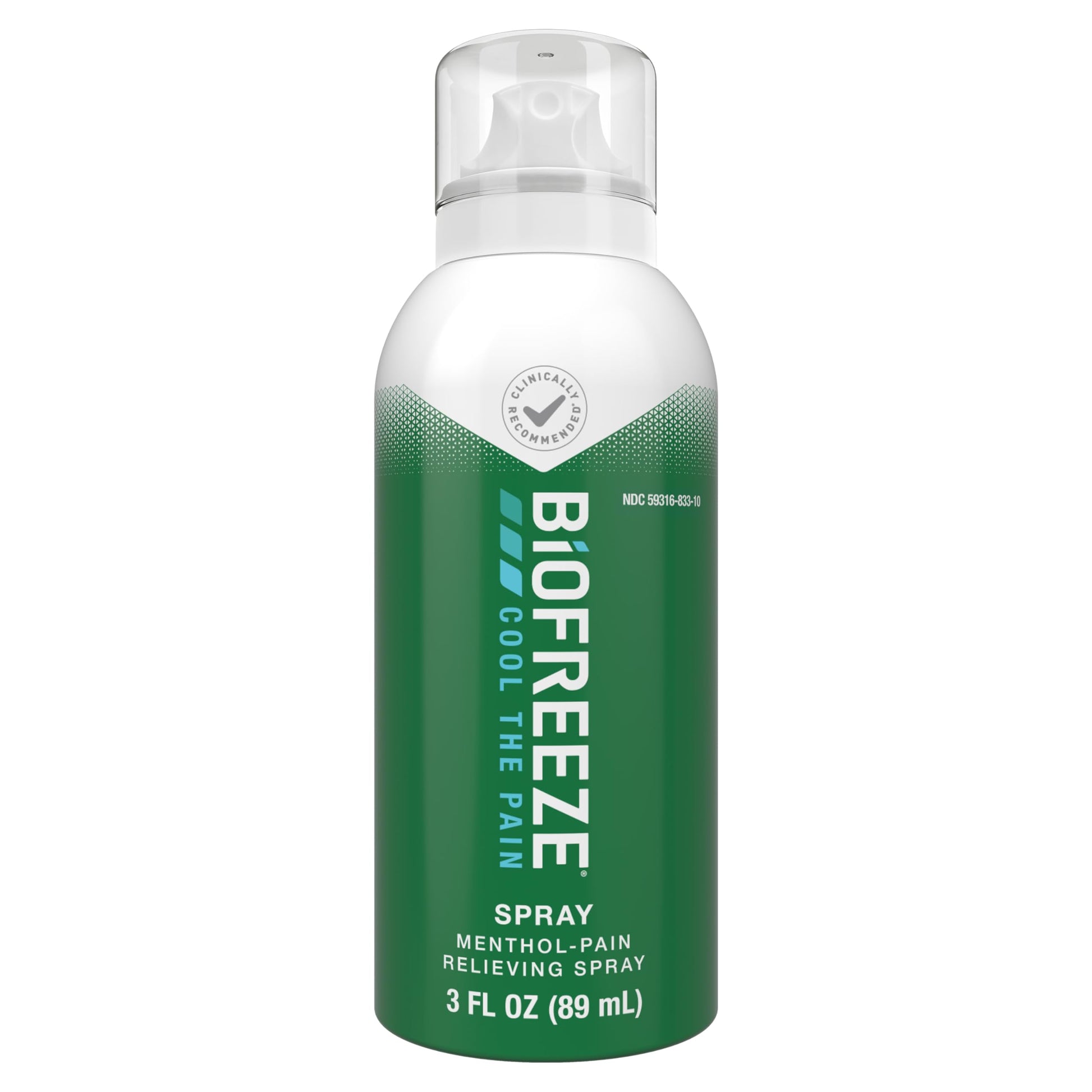 Biofreeze Menthol Pain Relieving Spray 3 FL OZ Colorless Aerosol Spray for Pain Relief Associated with Sore Muscles, Arthritis, Simple Backaches, and Joint Pain (Packaging May Vary) Biofreeze Au supplements
