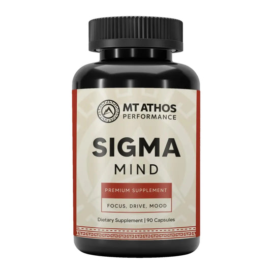 Mt. Athos Performance Sigma Mind | Potent Nootropic Formula to Support Cognitive Function, Improved Focus, Drive, and Mood | 30 Servings, 90 Capsules Mt. Athos PerformanceAU supplements
