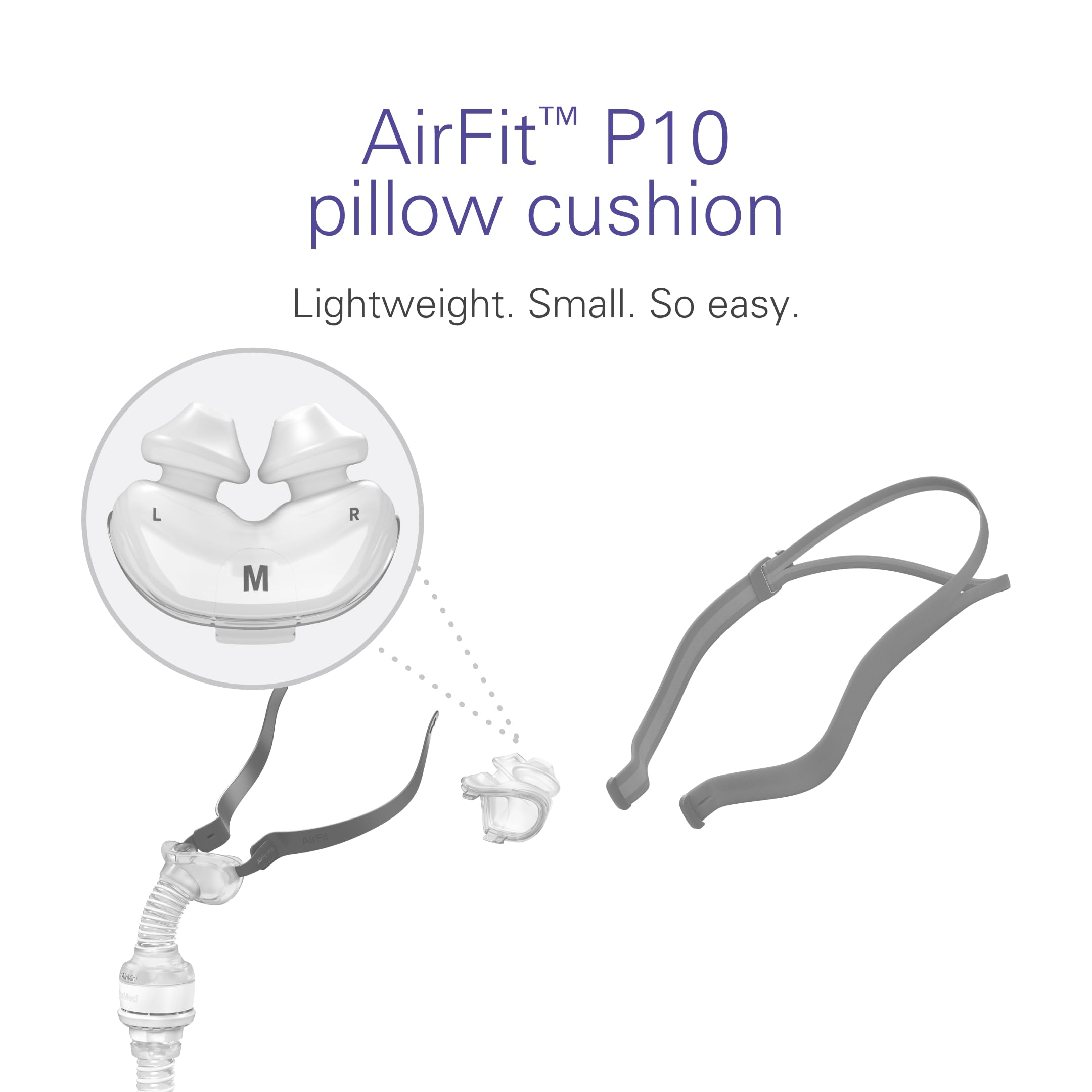 ResMed AirFit P10 Nasal Pillow Replacement Cushion - Medium ResMed Au supplements