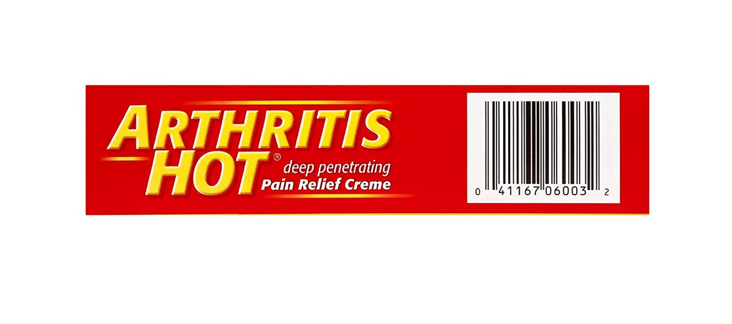 Arthritis Hot Pain Relief Creme-3, oz. Arthritis Hot Au supplements