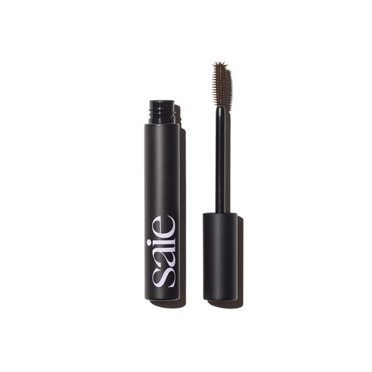 Saie Mascara 101 - Lash Lengthening Mascara for Thick, Bold, Lifted Lashes - Buildable Eye Makeup Formulated to Strengthen and Condition with Rich Nutrients - Brown (0.31 oz) SaieAu supplements