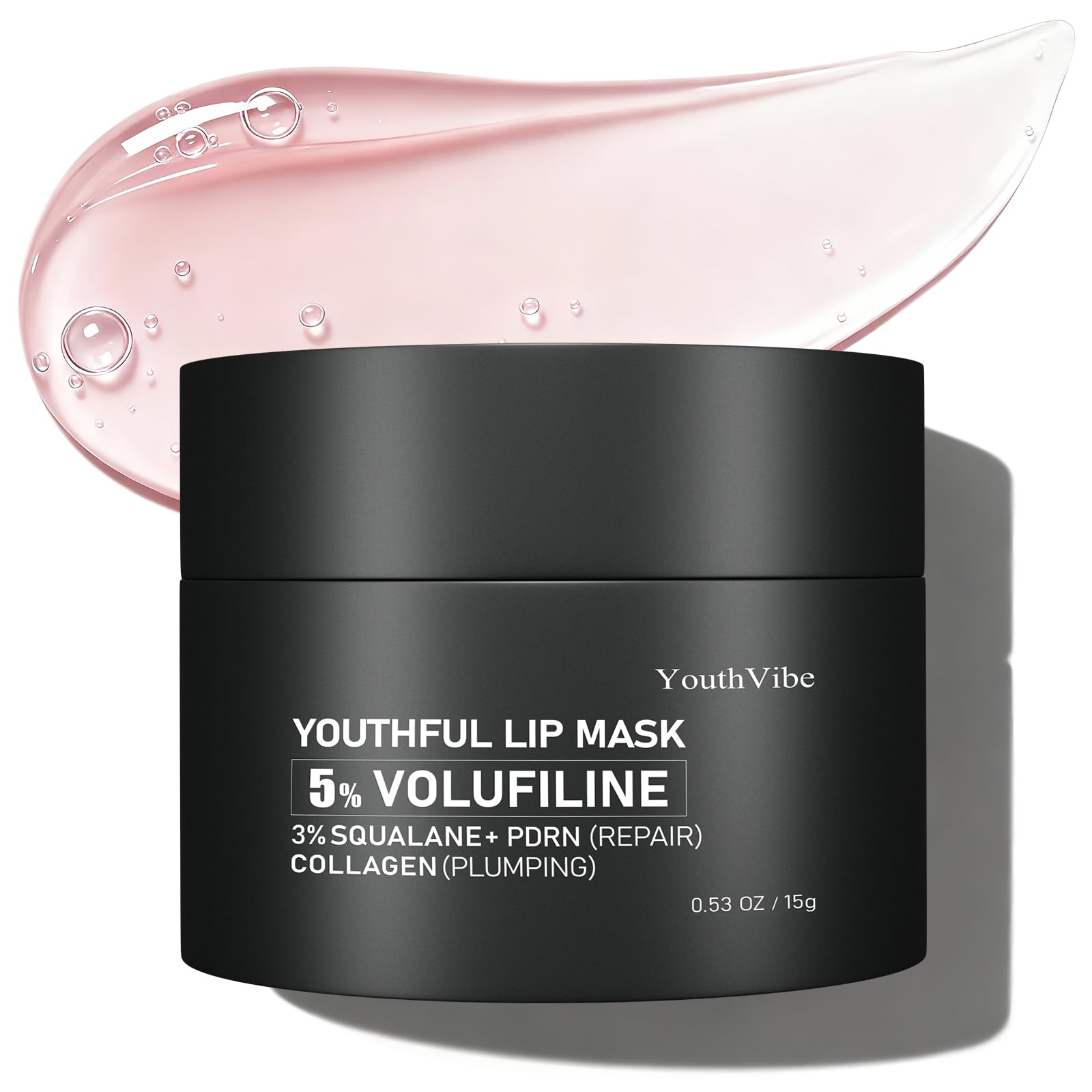 YouthVibe Lip Mask Overnight Moisturizing - Nourish & Hydrate, Antioxidants, 5% Volufiline, Vitamin E, Shea Butter, PDRN & Collagen Sleeping Lip Treatment for Dry, Chapped Lips YouthVibe Au supplements