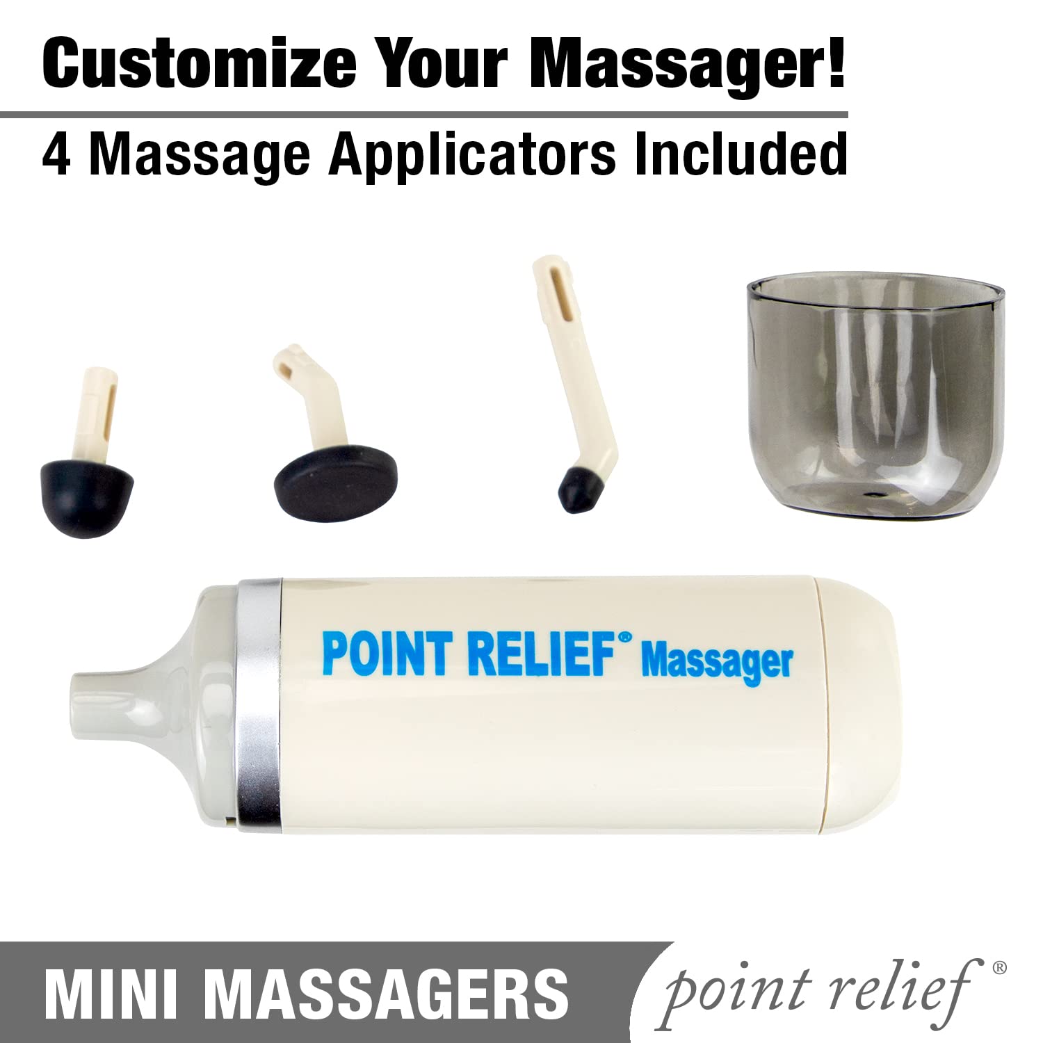Point Relief 14-1050 Mini Massager for Handheld Targeted Massage Therapy Relieve Muscle Pain Point Relief Au supplements