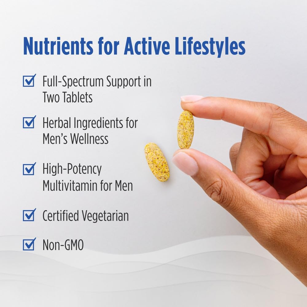 Nordic Naturals Men’s Multivitamin Extra Strength - Bone, Energy, & Blood-Vessel Support - Immunity Supplement - 20 Essential Nutrients - 60 Tablets - 30 Servings Nordic Naturals Au supplements