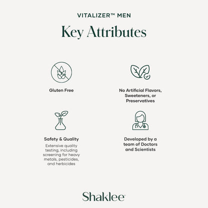 Shaklee - Vitalizer™ Men - Advanced Nutrition Vita-Strips® with Vitamins, Minerals, Omega-3s, Probiotics & More for Heart, Joint, Immune, Bone, Digestive Health & Physical Energy - 30 Vita-Strips® ShakleeAu supplements