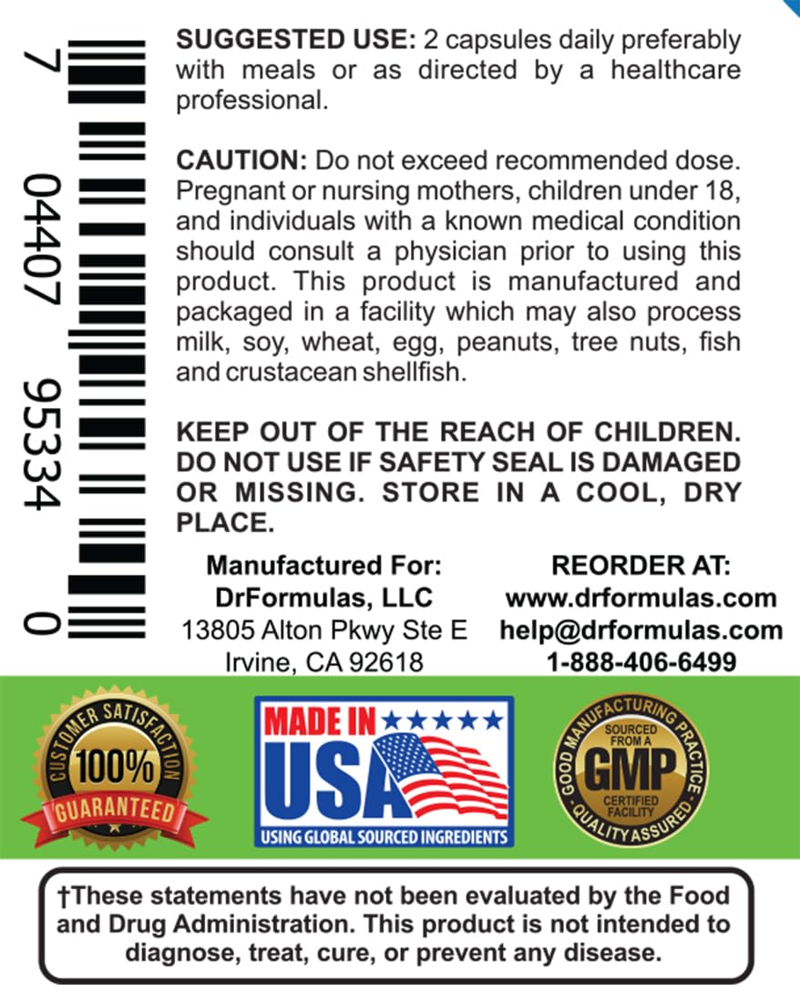 DrFormulas Mood Boost Probiotics for Stress and Calm, Methylfolate for Kids, Women, Men | Nexabiotic Supplement with Bifidobacterium and B-12, 60 Count DrFormulas Au supplements
