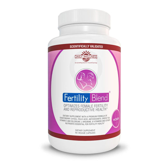 Daily Wellness Fertility Blend for Women - Fertility Supplements for Women, Conception Fertility Prenatal Vitamins, Trying to Conceive Progesterone Supplements, Cycle Support Conception Pills - 1 Pack Fertility BlendAU supplements