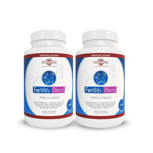 Fertility Blend Daily Wellness for Men - Male Fertility Supplements, Vitamin Blend Pills - Male Count Pre-Conception for Him - Fertility Supplements for Men - 60 Capsules, 2 Pack Fertility BlendAU supplements