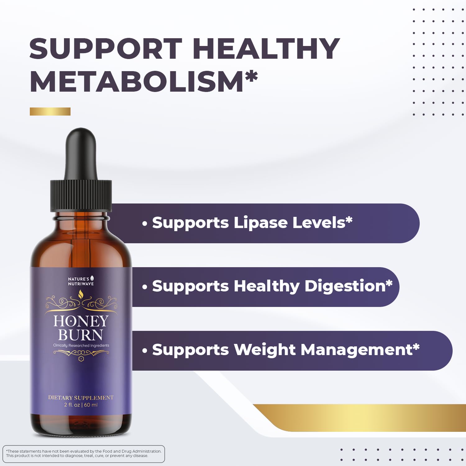 HoneyBurn Purple Honey – Natural Daily Supplement with 11 Plant & Bee-Based Ingredients – Supports Healthy Digestion & Balanced Body Routine – 60 ml, 30 Servings, 1 Month Supply Nature’s NutriWave Au supplements