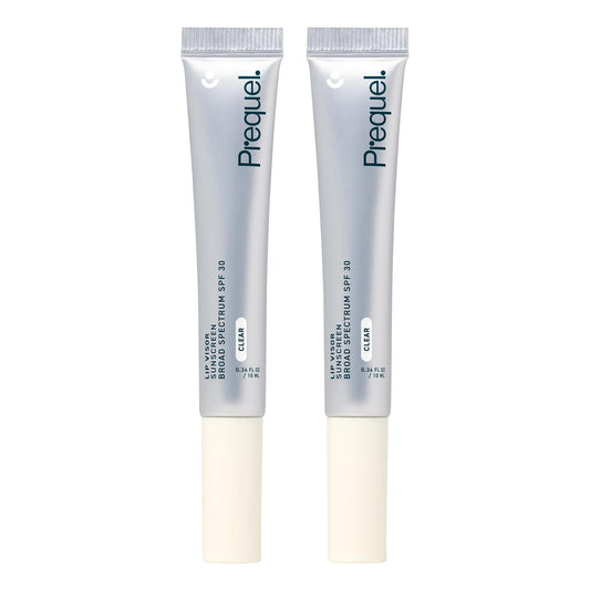 Prequel Skin Lip Visor, Clear Lip Balm with SPF 30 PA+++. Mint Flavored with Non-Sticky Finish PrequelUS supplements