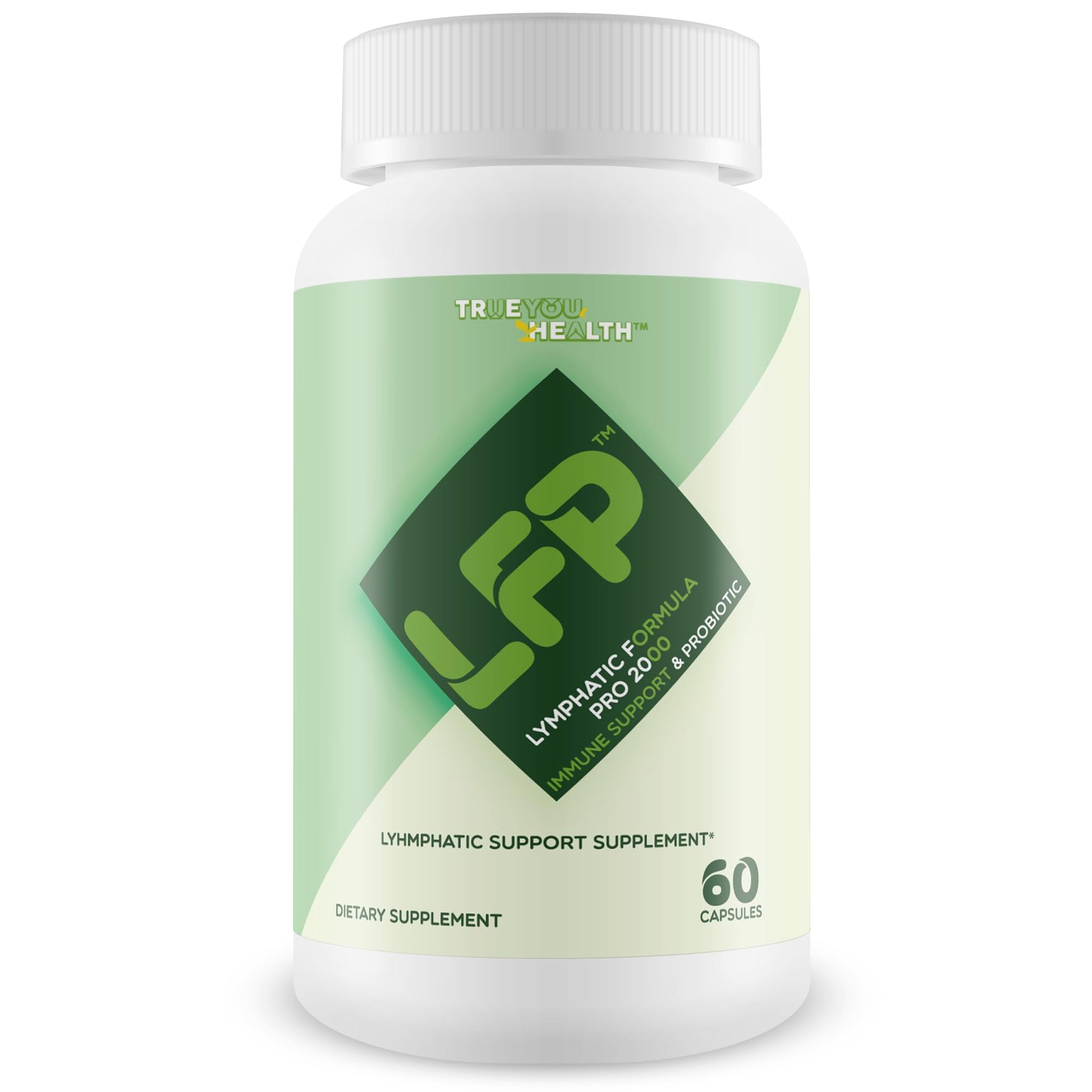 LFP - Lymphatic Formula Pro 2000 Immune Support & Probiotic - Lymphatic Support Supplement to Promote Healthy Immune System & Lymphatic Function - Aid Immune Response, Gut Health, & Overall Health True You Health Au supplements