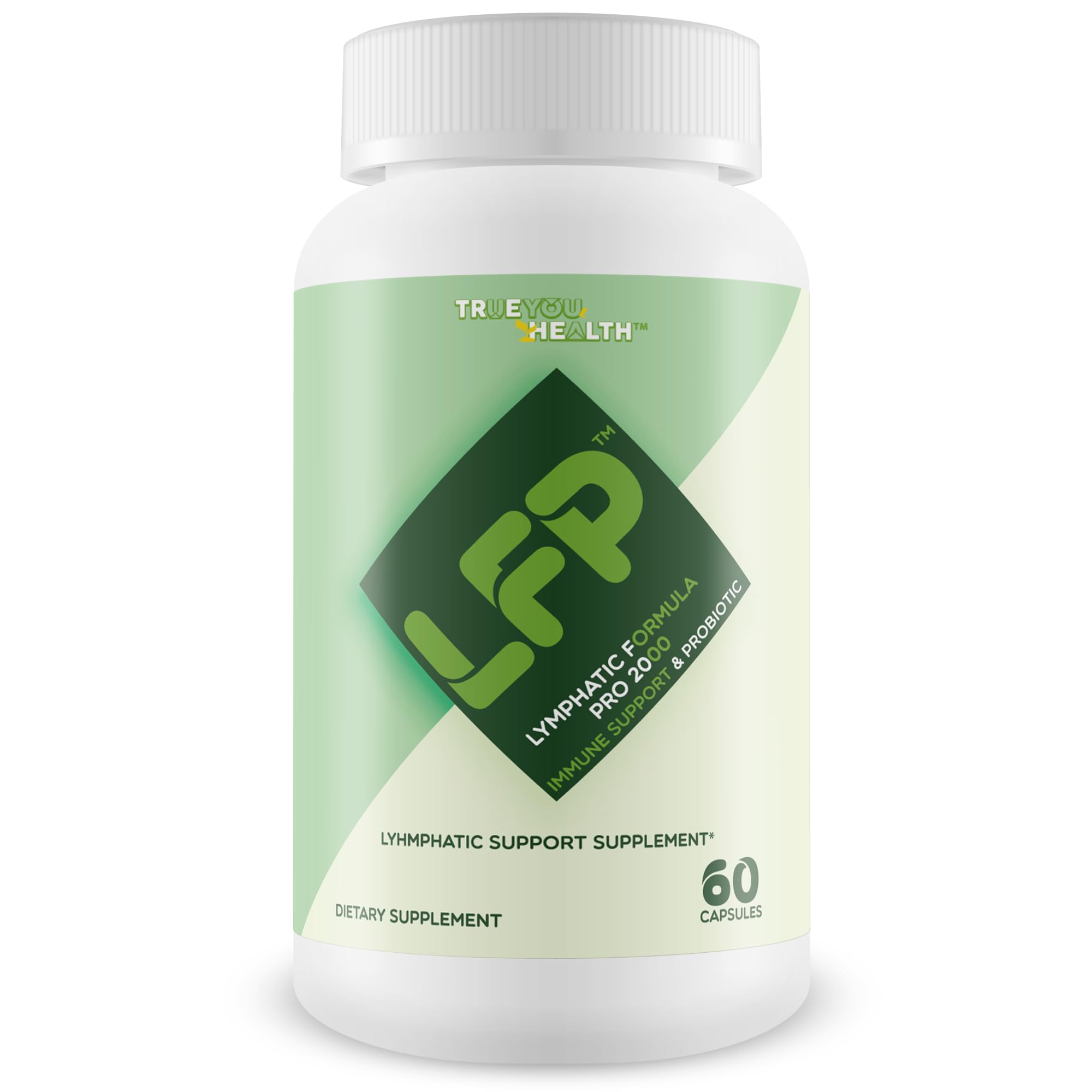 LFP - Lymphatic Formula Pro 2000 Immune Support & Probiotic - Lymphatic Support Supplement to Promote Healthy Immune System & Lymphatic Function - Aid Immune Response, Gut Health, & Overall Health True You Health Au supplements