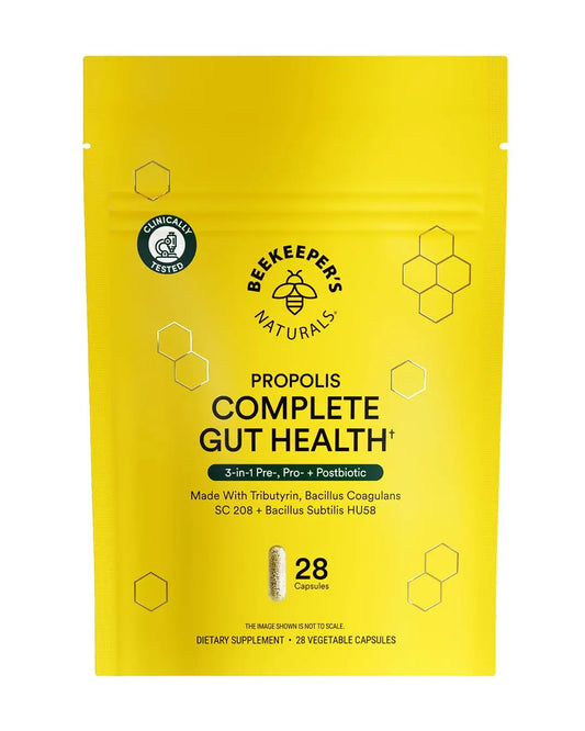 Beekeeper's Naturals Complete Gut Health, 3-in-1 Prebiotic, Postbiotic, Probiotics for Digestive Health & Bloating Relief for Women & Men Beekeeper's NaturalsAU supplements