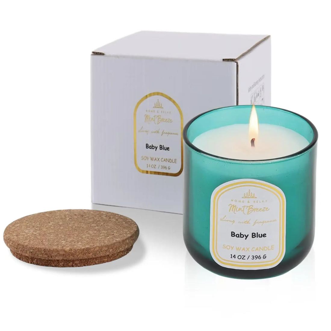 HOME & RELAX 14oz Scented Soy Wax Candle,Big Candle, More Than 80 Hours Long Lasting Burning time HOME & RELAX uk supplements