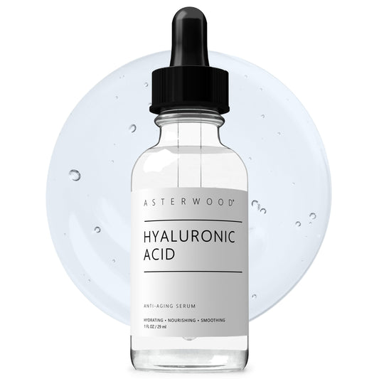 Asterwood Hyaluronic Acid Serum for Face - Plumping, Anti-Aging, Hydrating - Fragrance-Free - 1 Fl Oz AsterwoodUS supplements