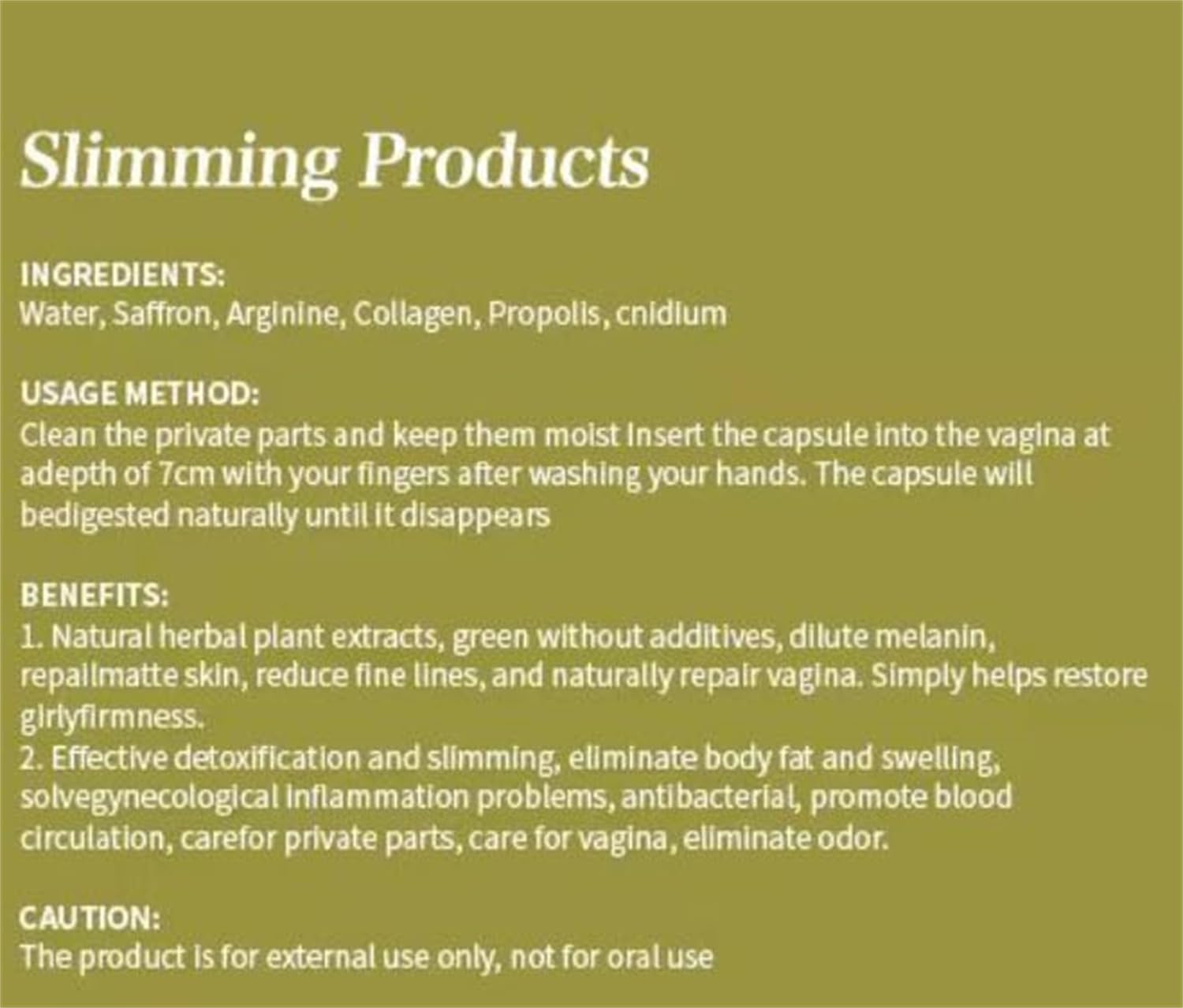 Natural Repair Vagianal Capsules, Anniecare Instant Anti-Itch Detox Slimming Products GDSAFS Au supplements