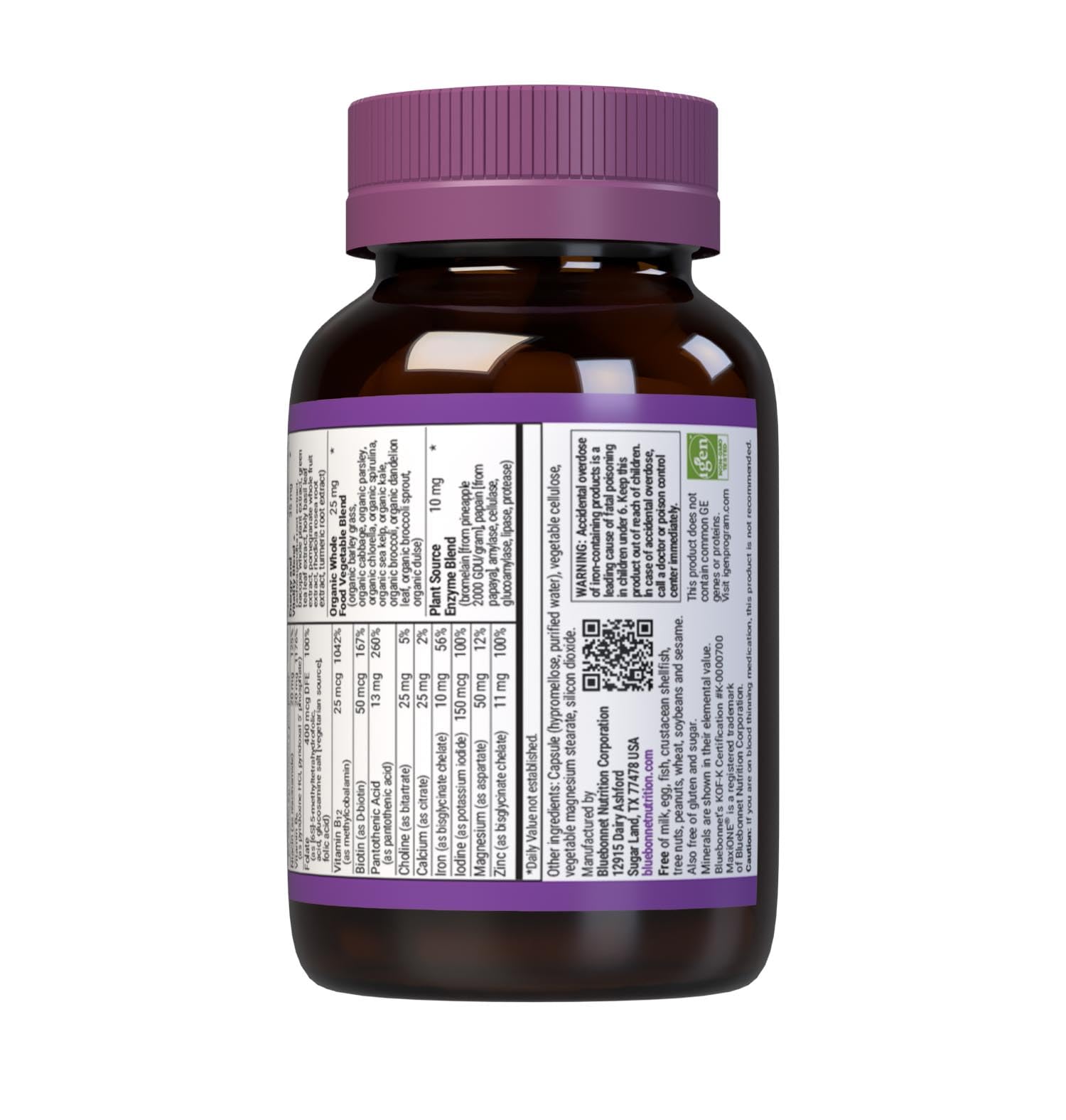 Bluebonnet Maxi One Iron Caplets, 30 Count (743715001107) BlueBonnet Au supplements