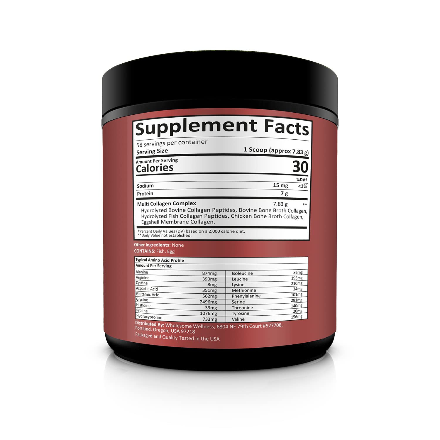 Multi Collagen Protein Powder Hydrolyzed (Type I II III V X) Grass-Fed All-in-One Super Wholesome Wellness Au supplements